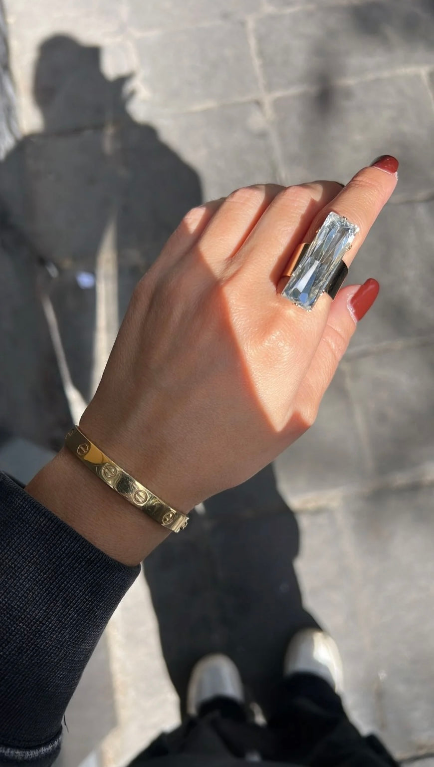 Anello rettangolo Diamond