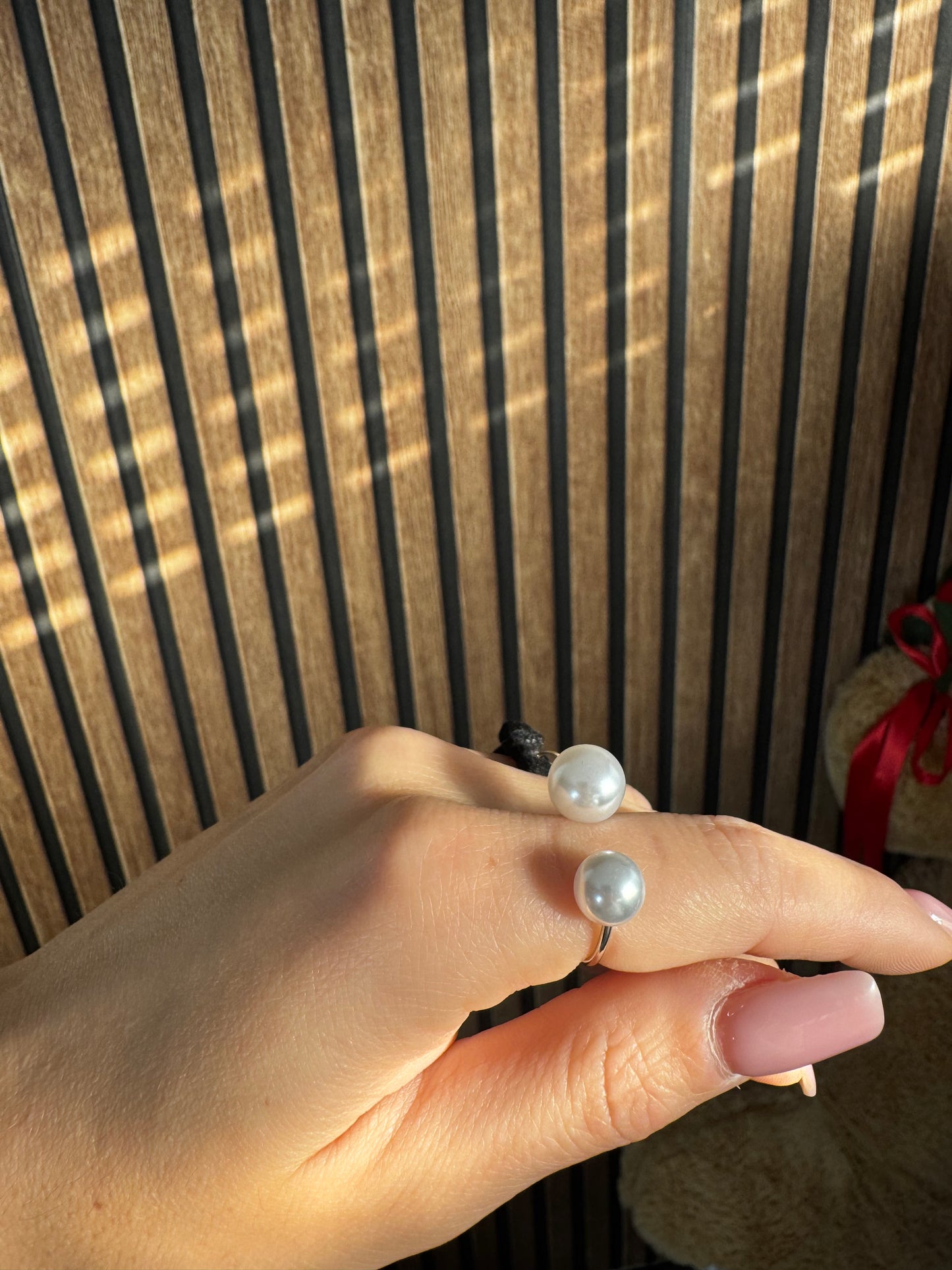 Anello perline regolabile