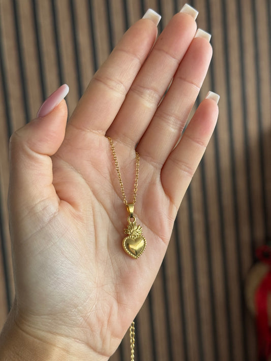 Collana cuore sacro