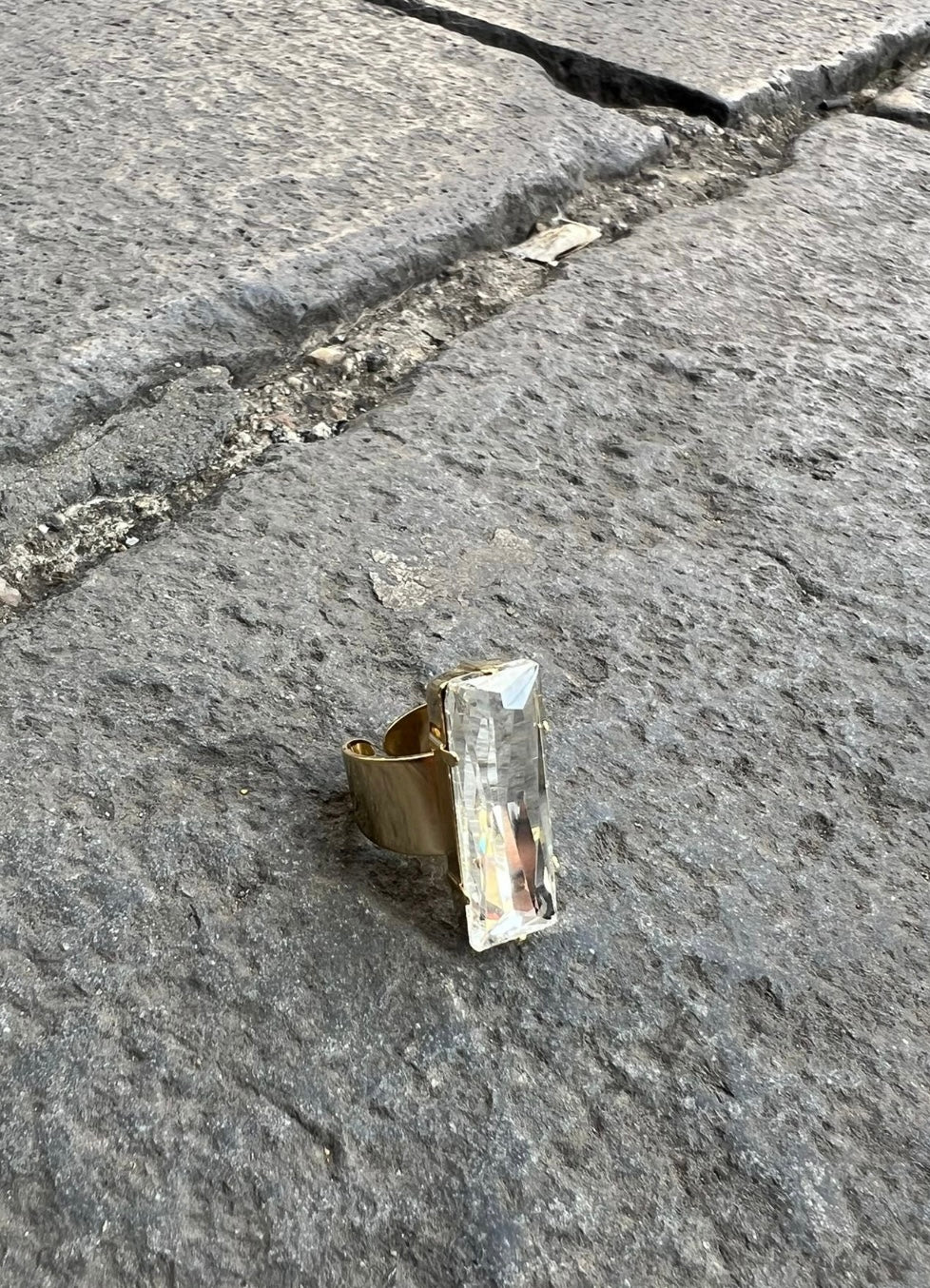 Anello rettangolo Diamond