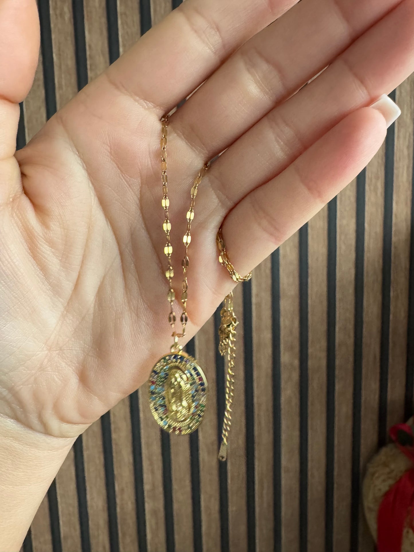 Collana madonnina miracolosa big