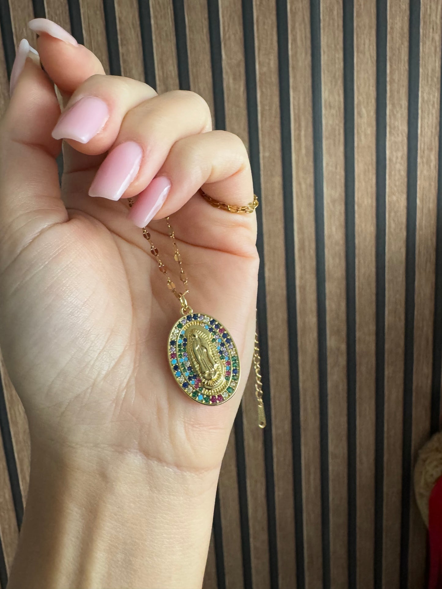 Collana madonnina miracolosa big